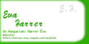 eva harrer business card